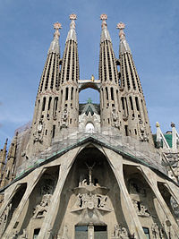 La Sagrada Familia, arquitecto Antoni GaudÍ, Ubicación Barcelona España